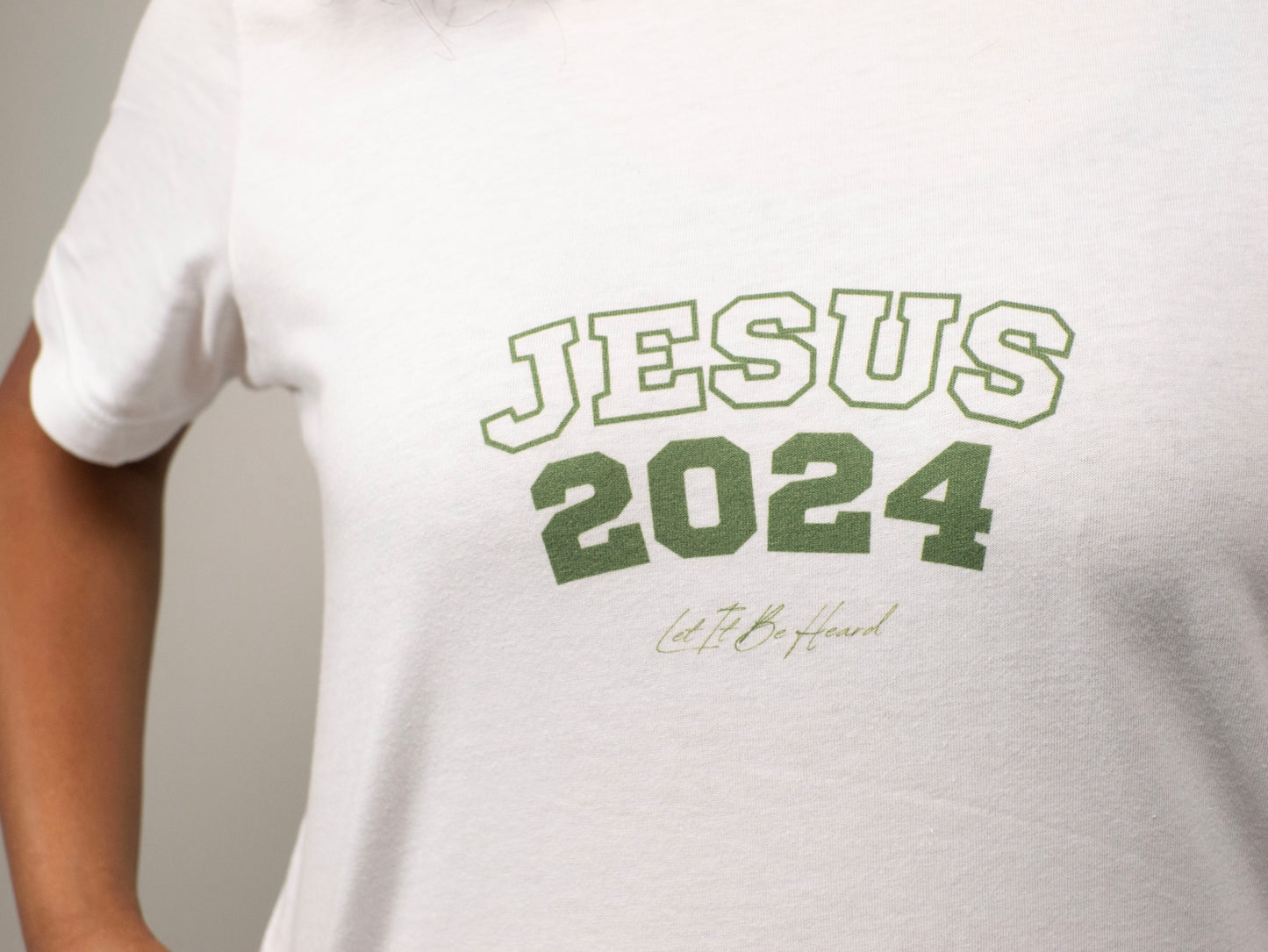 "Jesus 2024" Ultra Cotton Crewneck T-shirt