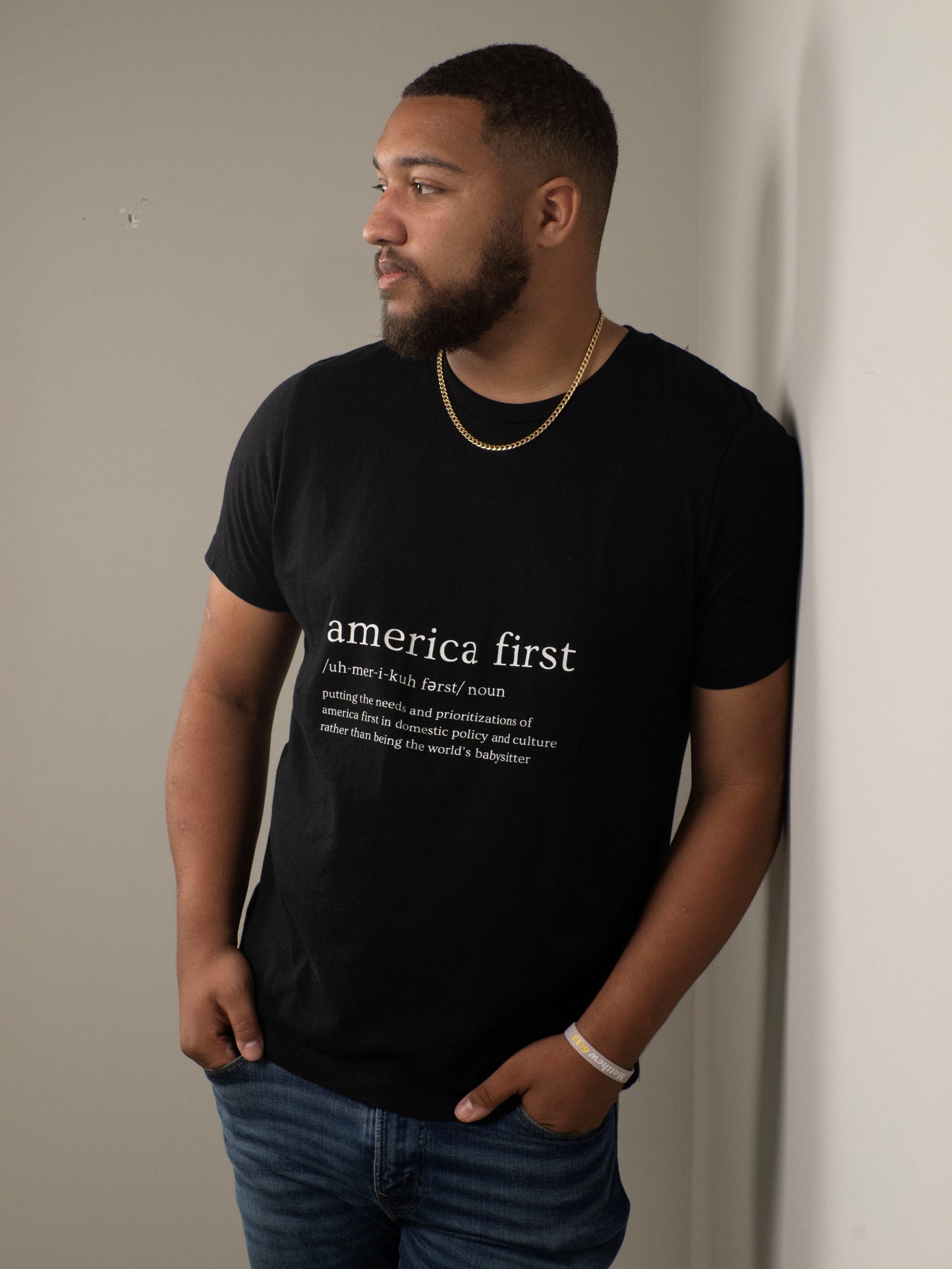 America First Ultra Cotton Crewneck T-shirt